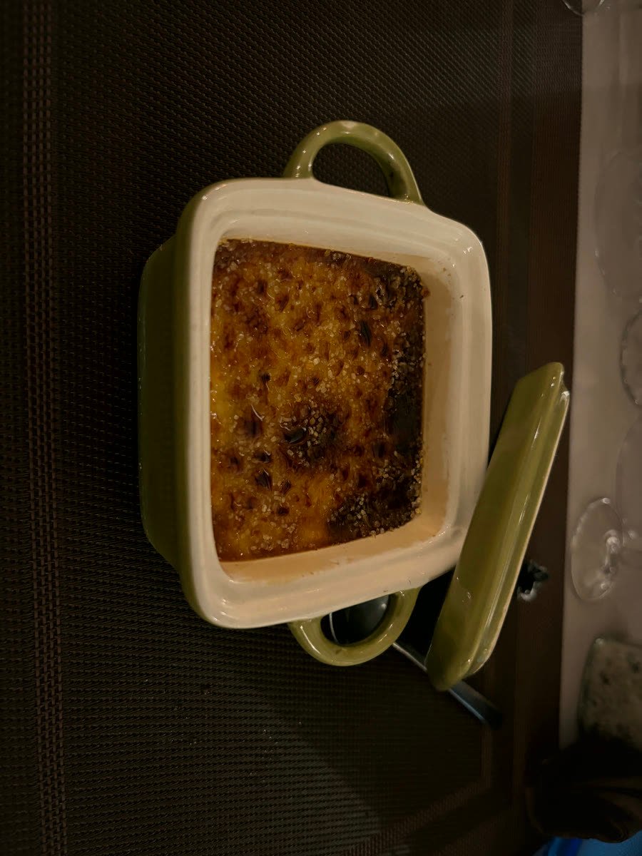 Crème brûlée maison